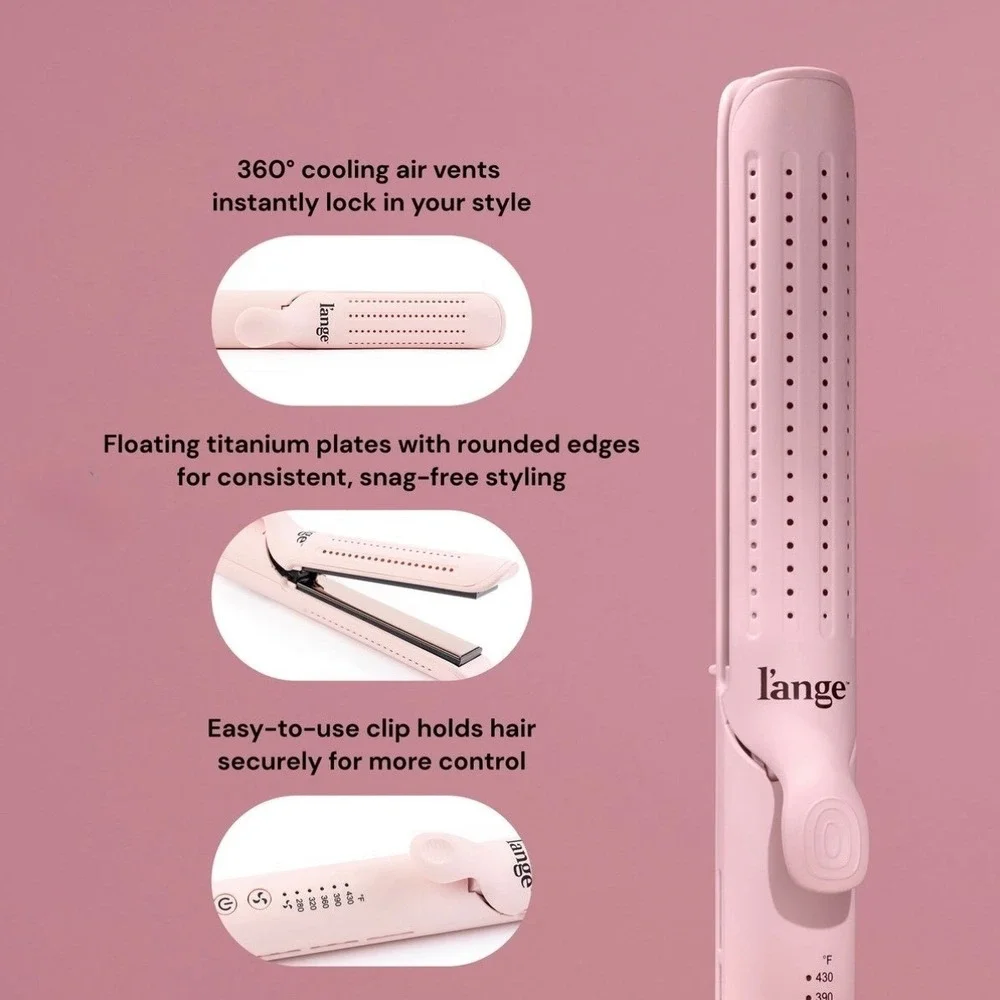 Lange Pink Hair Straightening Brush